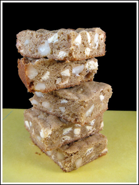 Macadamia White Chip Blondies