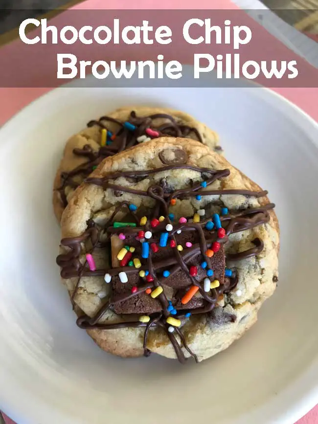 Chocolate Chip Brownie Pillows