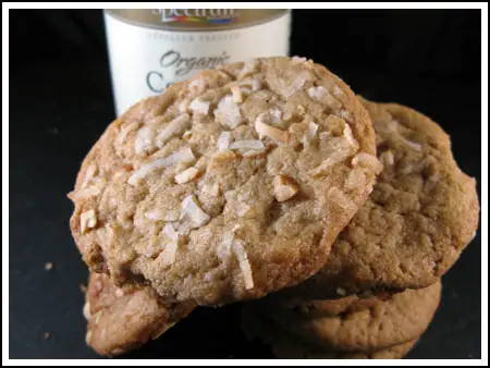 coconut oil peanut butter cookies