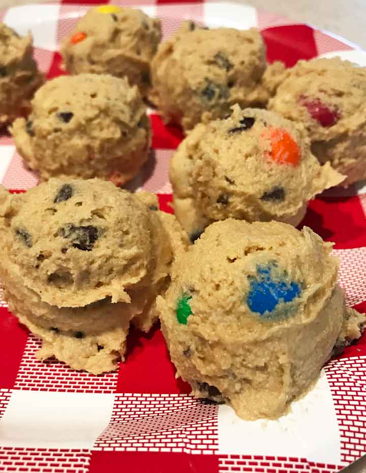 Peanut Butter and M&M Cookies