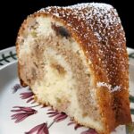 Walnut Spice Bundt Cake recipe from a Methodist cookbook.