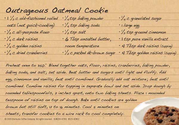 Outrageous Oatmeal Cookies Recipe