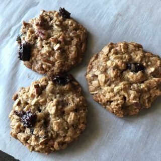 cranberry-walnut oatmeal