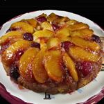 Peach Cherry Upside Down Cake recipe