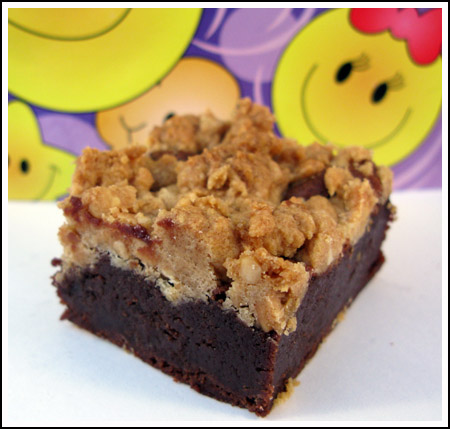 peanut butter streusel topped brownies