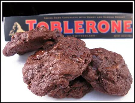 toblerone cookies
