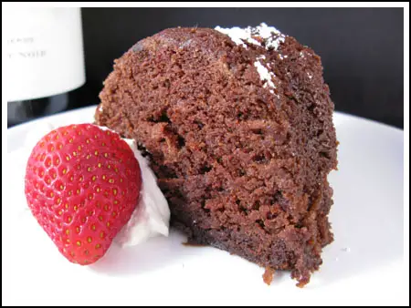 red wine cake
