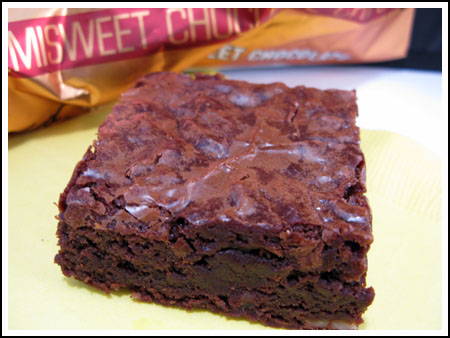 shiny top brownie recipe Chocolate Banana Brownies