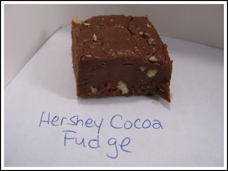 fudge with cocoa fudge with cocoa