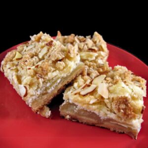 Apple Almond Cheesecake Bars