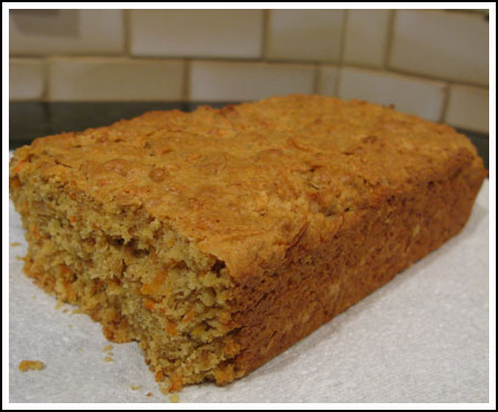 granola carrot bread