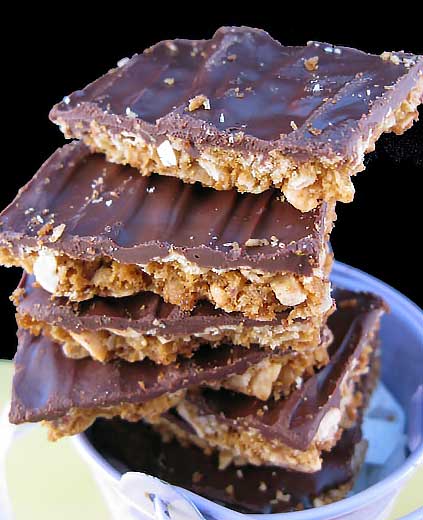 chocolate and peanut bars Chewy Peanut Bars