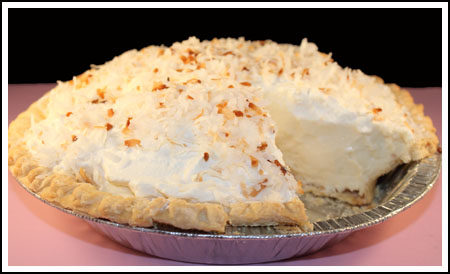 Claremont Diner Coconut Cream Pie