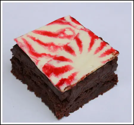 Melted Peppermint Brownies