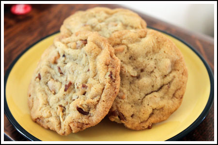 Crinkly Butterscotch Pecan Cookies recipe