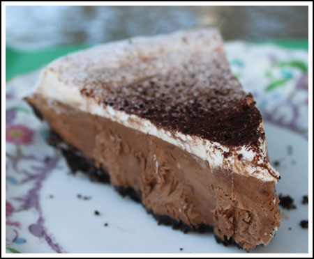 chocolate pie chocolate marshmallow pie