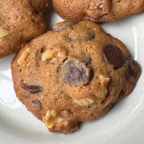 Whole Wheat Chocolate Chip Cookies Made With Coconut Palm Sugar
