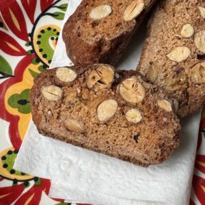 Coconut Sugar Cantuccini or low carb biscotti recipe