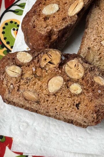 Coconut Sugar Cantuccini or low carb biscotti recipe