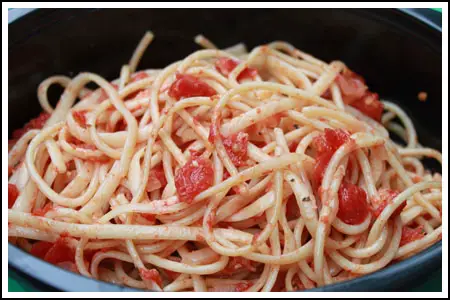 Pasta with Tomatoes