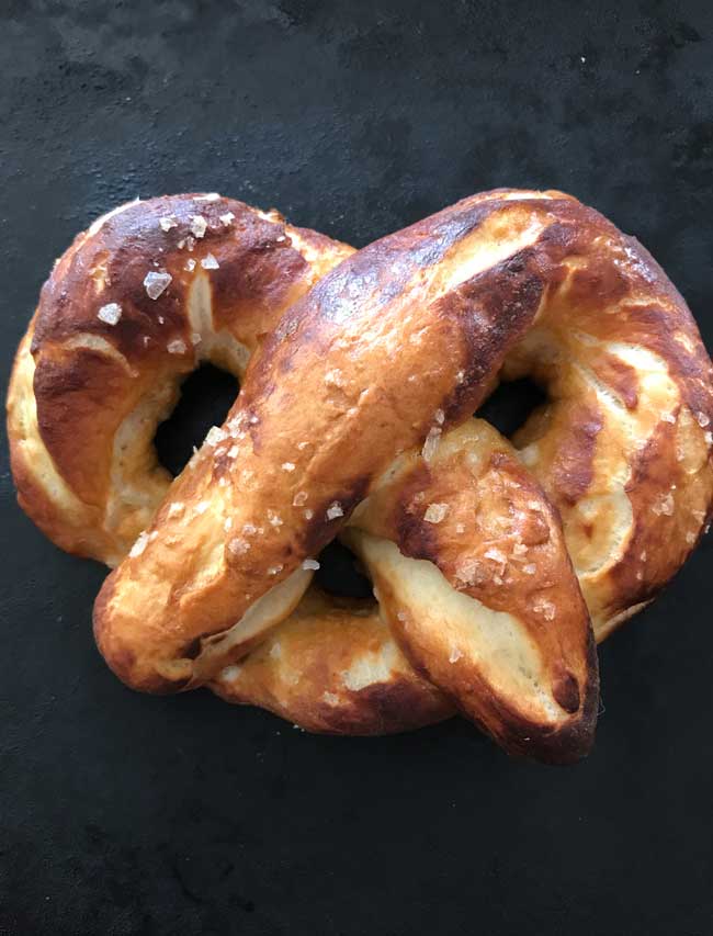 homemade pretzels