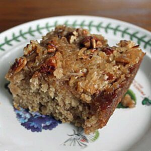 Oatmeal Streusel Cake recipe.