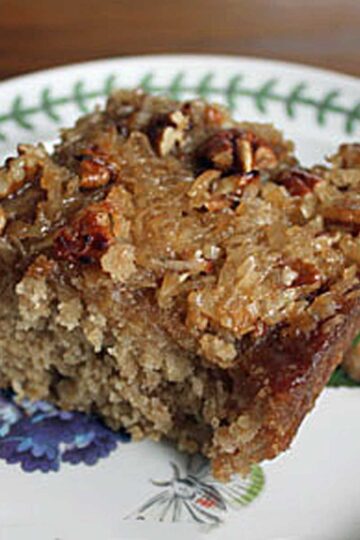 Oatmeal Streusel Cake recipe.