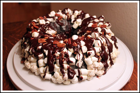 rocky road bundt cake 1