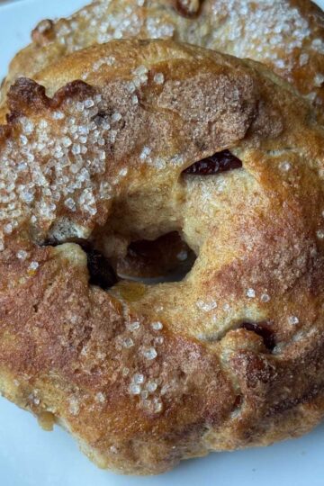 Cranberry Orange Whole Wheat Bagels