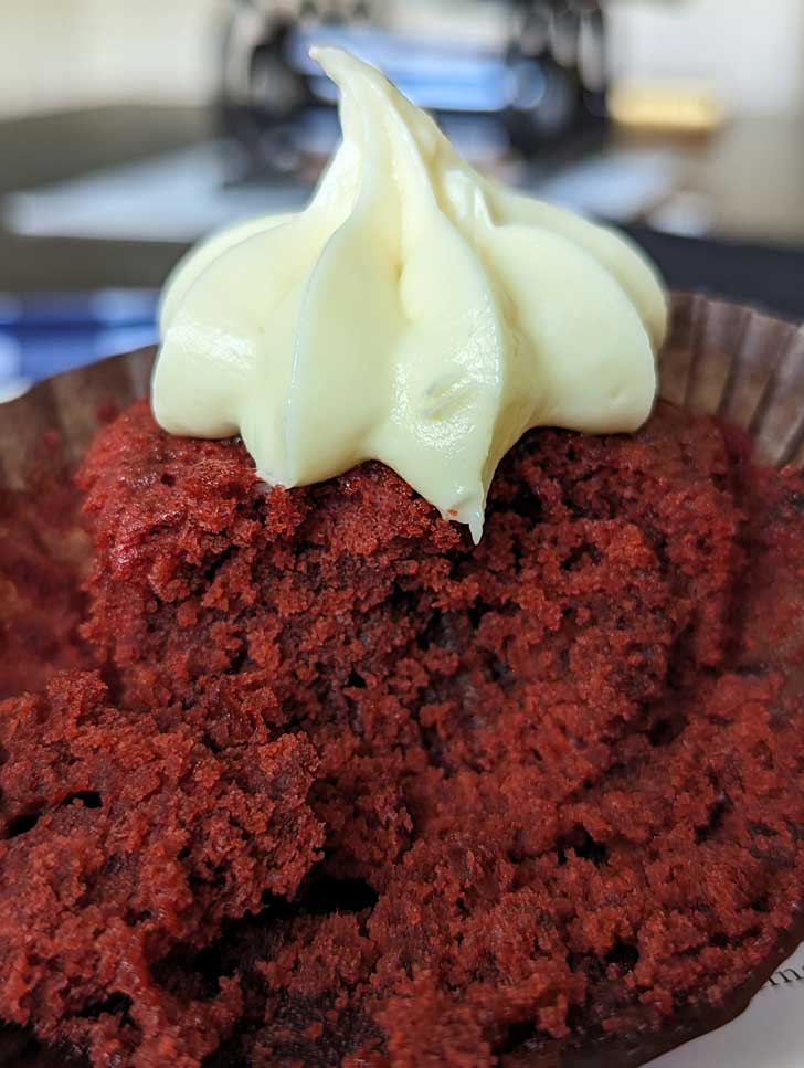 Baked Red Velvet Cupcakes