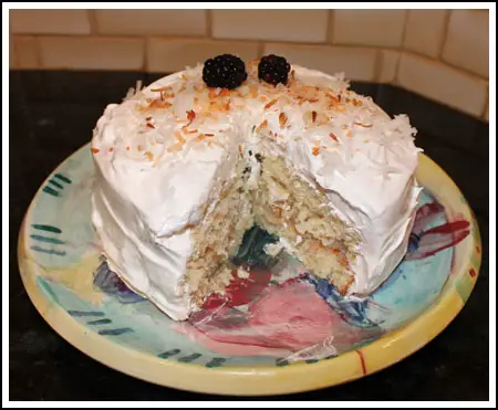 Coconut Layer Cake from the Magnolia Bakery Cookbook