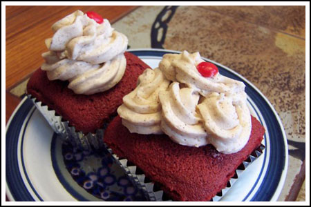 louise1 Baked Red Velvet Cupcakes