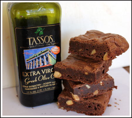 oliveoilbrownies1 Olive Oil Brownies