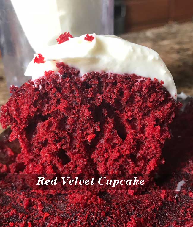 Baked Red Velvet Cupcakes