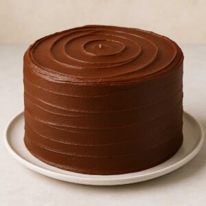 Carole Walter Yellow Cake with Chocolate Frosting.