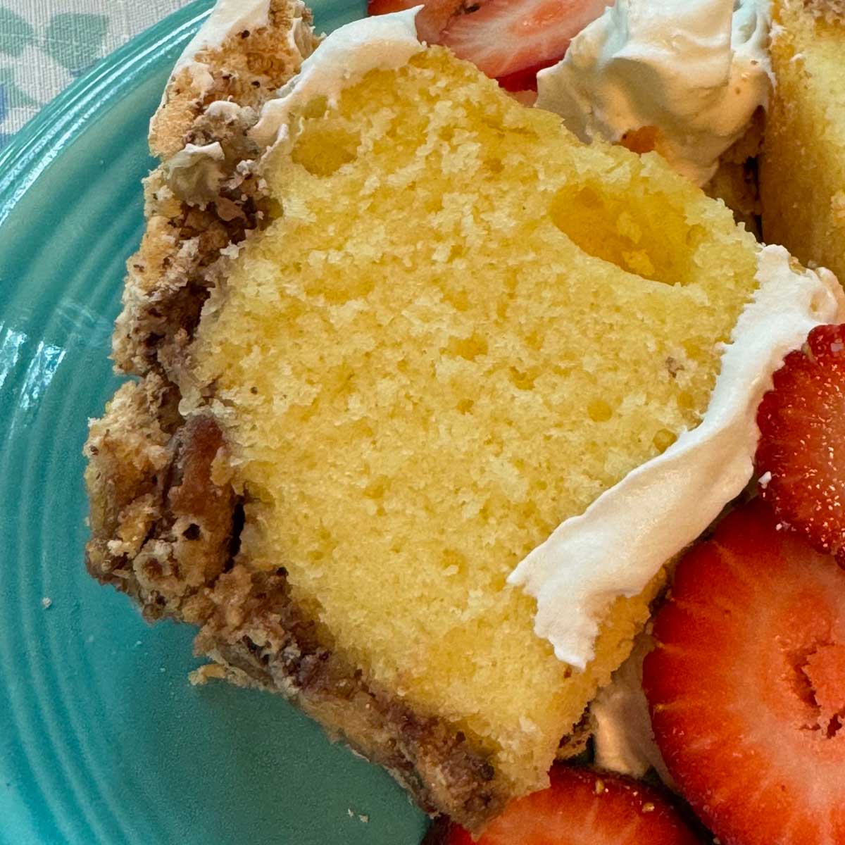 The famous Meringue Cradle Cake recipe adapted from the Pillsbury Bake-Off