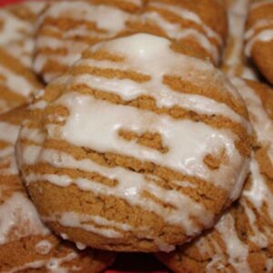 Old Fashioned Iced molasses Cookies