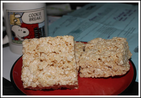 ricekrispietreats Rice Krispie Treats with Browned Butter fro The Brand Name Cookbook