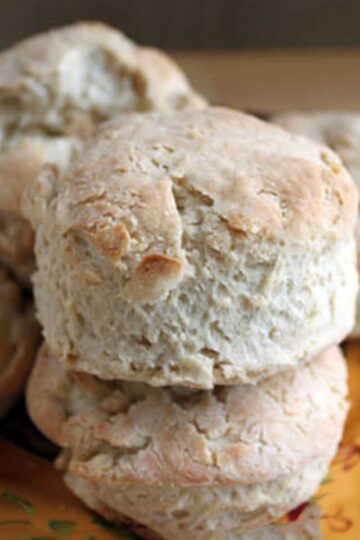 Sour Cream Biscuits to be used for strawberry shortcake.