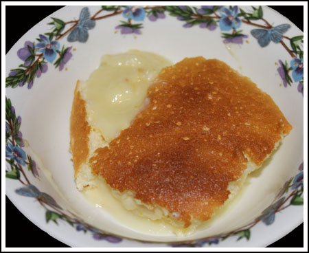 lemonpuddingcakeinbowl lemon pudding cake
