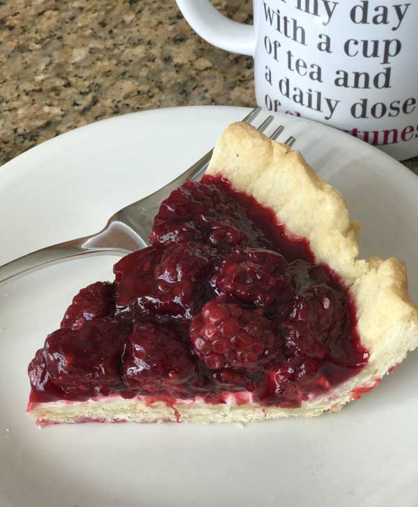 blackberry cream pie