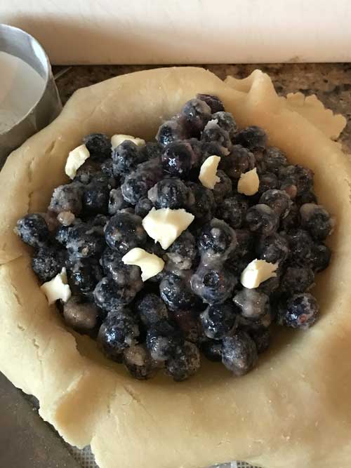 blueberry pie