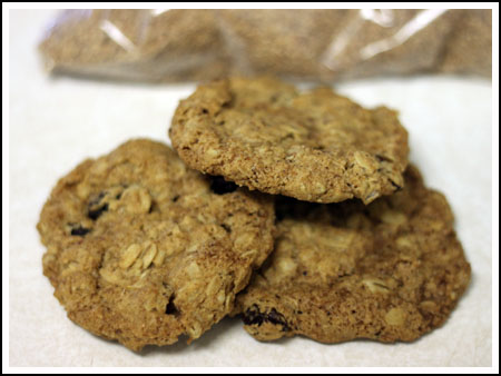 Crunchy Oatmeal Cookies