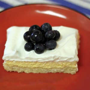 Lemon Cheesecake Bars recipe that fits an 8-inch square pan.