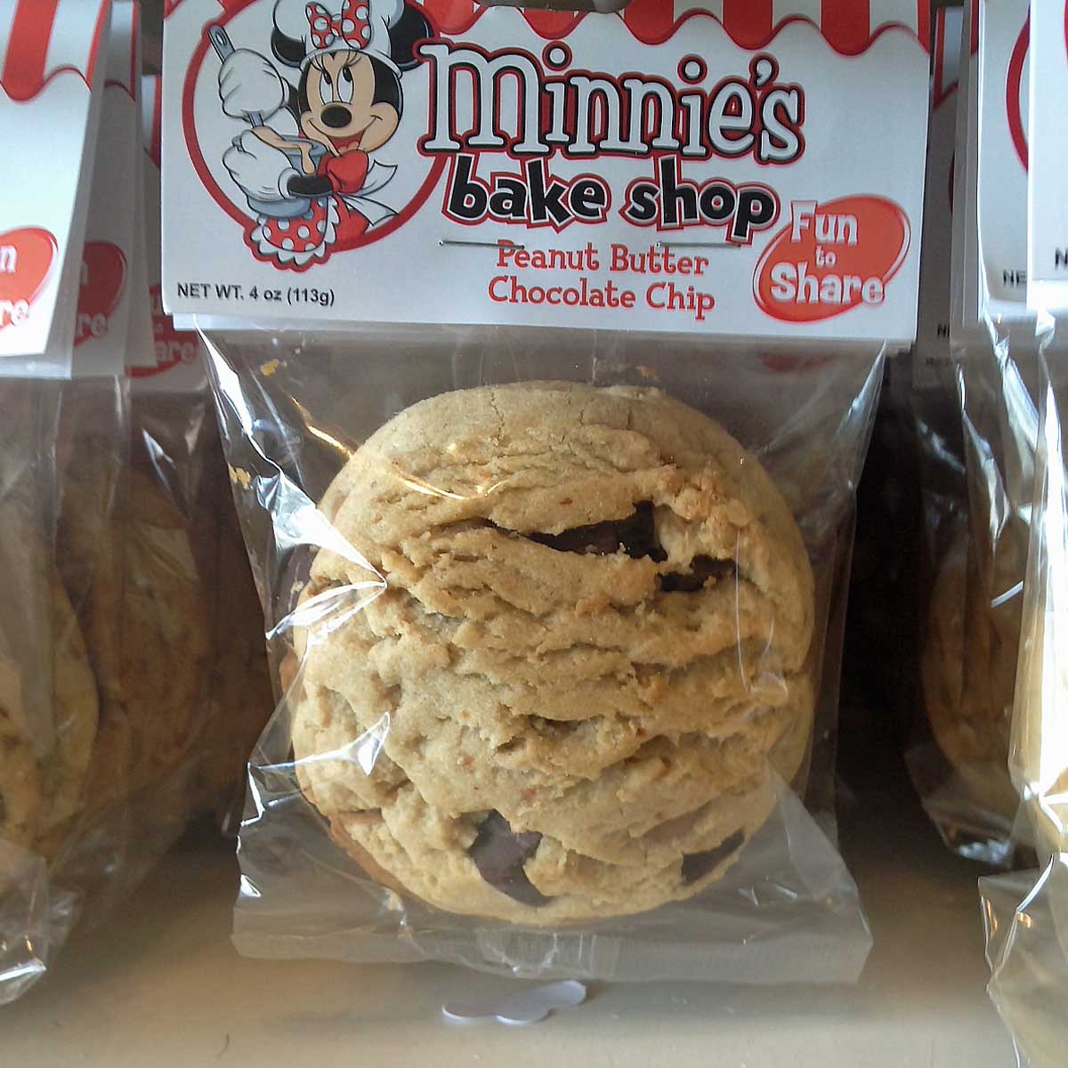 An original photo of Minnie's Bake Shop cookies sold at Disney World.