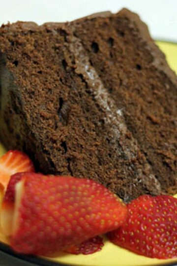Moist sour cream layer cake recipe with a silky chocolate frosting. Perfect for birthdays or weeknights.