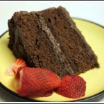 Sour Cream Chocolate Layer Cake