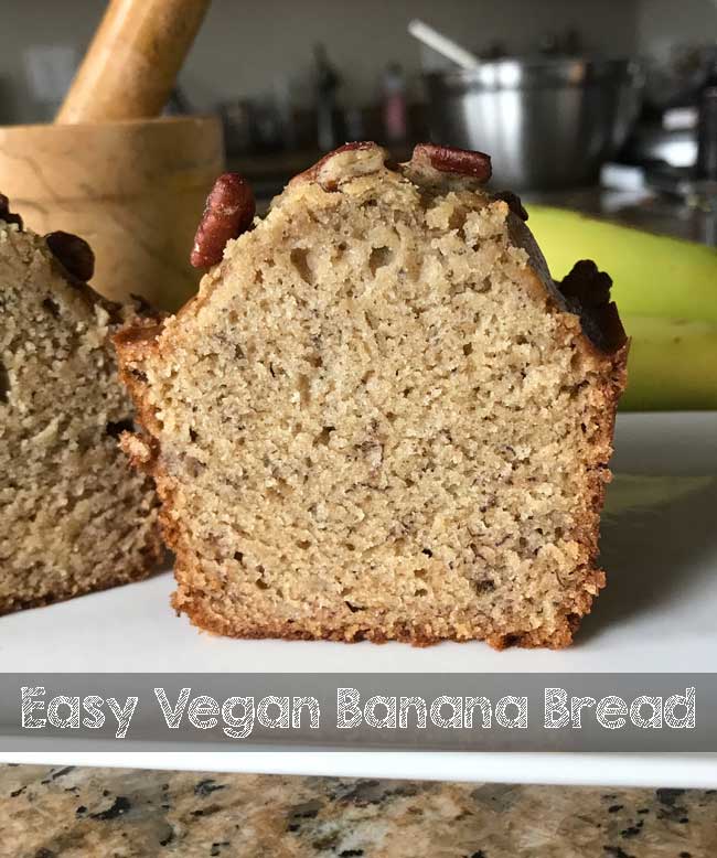 Easy Vegan Banana Bread - Cookie Madness