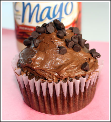 Chocolate Mayonnaise Cupcakes