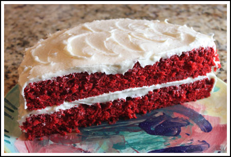 redvelvethalfcake Self Rising Flour Red Velvet Half-Cake